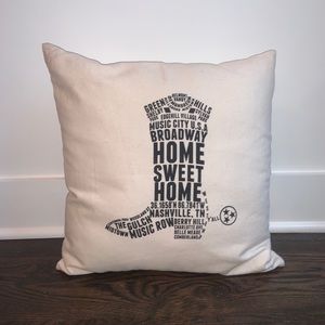 Nashville Throw Pillow